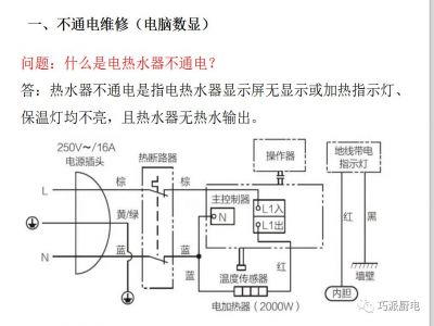 電熱水器維修圖解，有圖有真相，看完都會了，